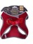 Doggie Havalı Dokuma Reflektör Küçük Irk Köpek Göğüs Tasması Large Kırmızı 42-48 cm 2