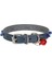 Cattie Boncuklu Deri Küçük Irk Köpek ve Kedi Boyun Tasması Large Royal Mavi 1.2X23-27 cm 5