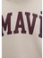 Mavi Logo Baskılı Kapüşonlu Bej Sweatshirt 067149-70004 7