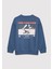 Baskılı Mavi Sweatshirt 6S10128-86702 8