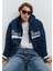 Mavi Jeans Baskılı Lacivert Kolej Ceket 0110624-89353 2