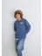 Baskılı Mavi Sweatshirt 6S10128-86702 2