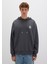 Mvjns Logo Baskılı Kapüşonlu Antrasit Sweatshirt 0611786-80106 3