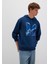M Logo Baskılı Kapüşonlu Lacivert Sweatshirt 0S10106-89353 2