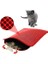 Petpretty Elekli Kedi Tuvaleti Paspası 50X60 cm Kırmızı 1