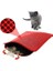Petpretty Elekli Kedi Tuvaleti Paspası 50X60 cm Kırmızı 2