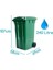 SY-6511 Eko Tekerlekli Kapaklı Plastik Çöp Konteyneri 240 Lt Yeşil 2