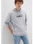 Mavi Logo Baskılı Gri Sweatshirt 0S10395-70075 1