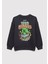 Minecraft Baskılı Antrasit Sweatshirt 6S10129-70087 6