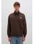 Mavi Logo Yarı Fermuarlı Kahverengi Sweatshirt 0S10465-88067 4