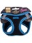 Doggie Havalı Dokuma Neon Küçük Irk Köpek Göğüs Tasması Xxsmall Mavi 26-30 cm 1