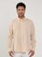Somon Erkek Regular Fit Düz Brent Düğmeli Yaka Uzun Kol Gömlek - 102239 7
