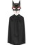 Batman Maskesi Cat Woman ve Batman Pelerini 90 cm Siyah Renk Set (4887) 1