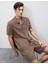 Pamuk Karışımlı Geometrik Desenli Pijama Üstü 6
