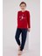 U.s. Polo Assn Uzun Kol Pijama Takım US2214-4 Kırmızı 1
