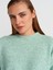 10640 Bisiklet Yaka Yumuşak Dokulu Triko Kazak-Mint 3