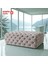Puf Soglio Ayaksız Kapitoneli Dekoratif 100x100x45 cm(Ekru) 1