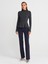 32038 Uzun Kollu Peplum Top-Antrasit M 4