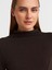 32038 Uzun Kollu Peplum Top-Koyu Kahve 3
