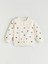Lcw Kids Ekru Bebe Yaka Çiçek Baskılı Kız Çocuk Sweatshirt 3