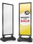 WindPro Slim Gri Tek Kat Kaldırım Reklam Panosu Ayaklı Poster Pano 152x60 cm 2