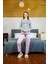 Moda Kadın Penye Uzun Kol Pijama Takım 2