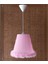 Pembe Organze Avize M-163 Yatak Odası Çocuk Odası Genç ve Bebek Odası Avize Aydınlatma Sarkıt 1