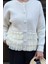 Alt Kısmı Fırfırlı Yumoş Triko Ceket (S,m,l,xl Uyumludur) P-00018224 3