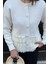 Alt Kısmı Fırfırlı Yumoş Triko Ceket (S,m,l,xl Uyumludur) P-00018224 5
