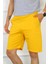 Moda Erkek Pamuk Sarı Şort 1