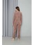Moda Polar Kadın Pijama Takımı Sütlü Kahve 7