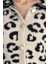 Leopar Desenli Şardonlu Triko Ceket (S,m,l Uyumludur) P-00018220 5