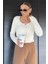 Şardonlu Kadın Crop Top Triko Hırka (S,m,l,xl Uyumludur) P-00018213 1