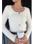 Şardonlu Kadın Crop Top Triko Hırka (S,m,l,xl Uyumludur) P-00018213 2