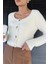 Şardonlu Kadın Crop Top Triko Hırka (S,m,l,xl Uyumludur) P-00018213 3