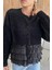 Alt Kısmı Fırfırlı Yumoş Triko Ceket (S,m,l,xl Uyumludur) P-00018224 4