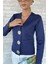 Çift Cepli Düğmeli Triko Ceket (S,m,l Uyumludur) P-00018218 1