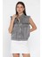 Kadın Ön Düğmeli Jean Kot Yelek P-00018096 1