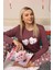 Moda Kadın Penye Uzun Kol Pijama Takım Mürdüm 6