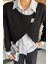 Kadın Gömlek Garnili Sweatshirt P-00018049 4