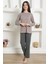 Moda Kız Çocuk Penye Pijama Takım 1