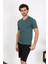 Moda Erkek Penye Petrol Rengi 3'lü Pijama Takımı 3