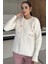 Kadın Pul Işlemeli Yumoş Iplik Triko Ceket (S-M-L-Xl Uyumludur) P-00018068 1