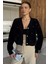 Kadın Taşlı Yumoş Triko Ceket (S-M-L-Xl Beden Uyumludur.) P-00018052 2