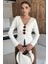 Ön Gül Detaylı Triko Bluz P-00018209 1