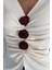 Ön Gül Detaylı Triko Bluz P-00018209 4
