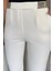 Bel Lastikli Yazı Detaylı Slim Fit Kumaş Pantolon P-00018014 4
