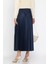 Bel Lastikli Pileli Tesettür Etek P-00018001 3
