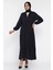 Ön Düğmeli Mevsimlik Tesettür Elbise P-00018173 2