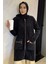 Çift Cepli Kapüşonlu Sakallı Tesettür Triko Ceket (S-M-L-Xl Beden Uyumludur.) P-00018072 1